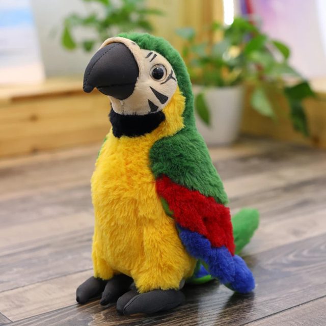 Rainbow Macaw Parrot Plush