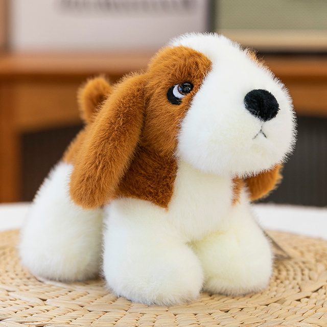 Brown-Eared Spaniel Puppy Plush
