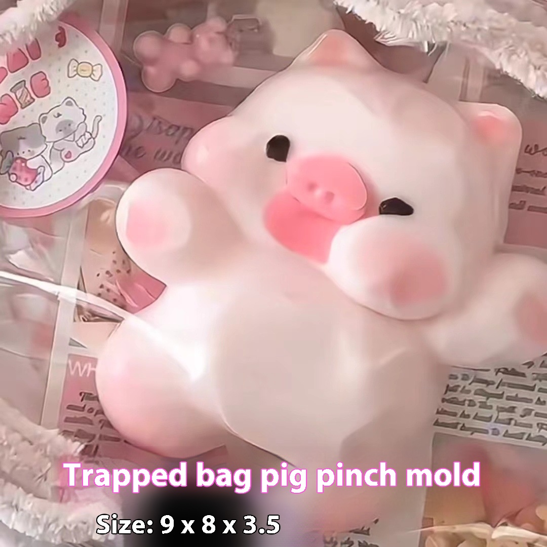 Waving Pink Piggy Squishy โ photo 3