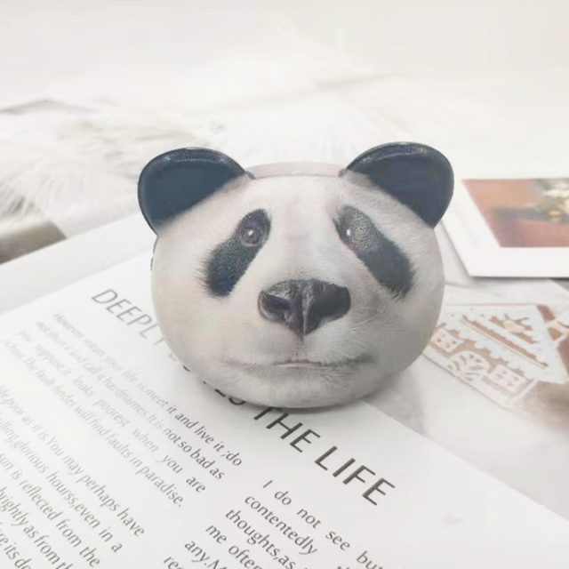 Slow-Rise Realistic Panda Head Squishy