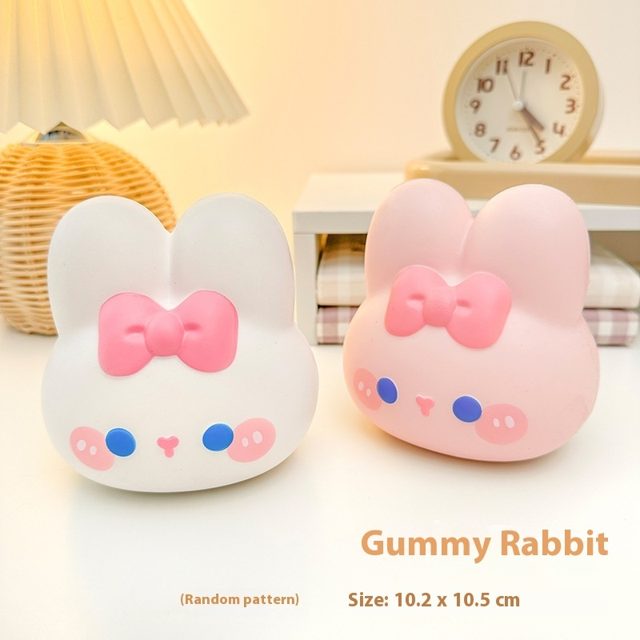 Bow-Tie Bunny Slow-Rise Squishy
