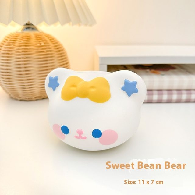 Bow-Tie Bear Slow-Rise Squishy