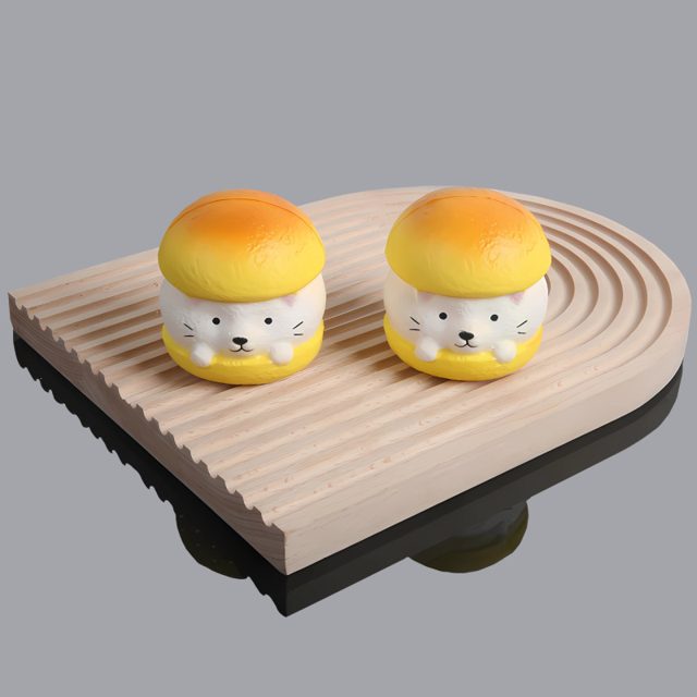 Kitty Cream Bun Squishy