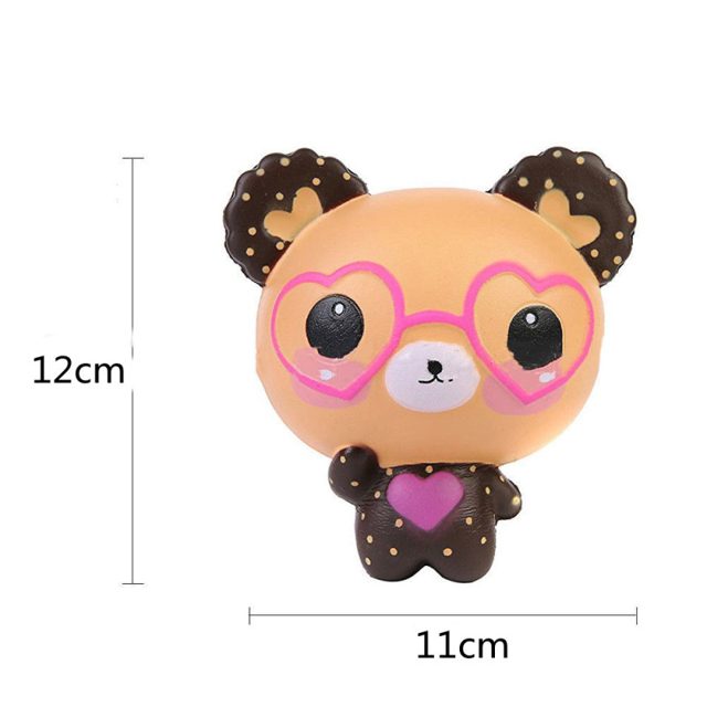 Slow-Rise Donut-Ear Bear in Heart Glasses