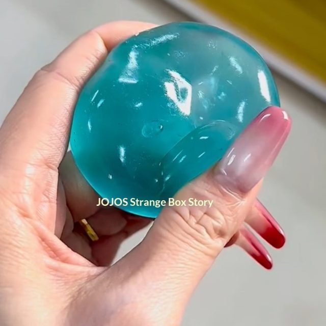 Ocean Blue Jelly Water Squish Ball