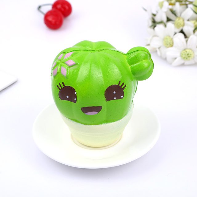 Kawaii Cactus Pot Slow-Rise Squishy โ photo 2