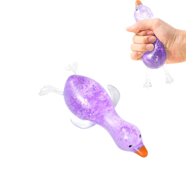 Glitter Water-Bead Goose Squeeze Toy โ photo 2