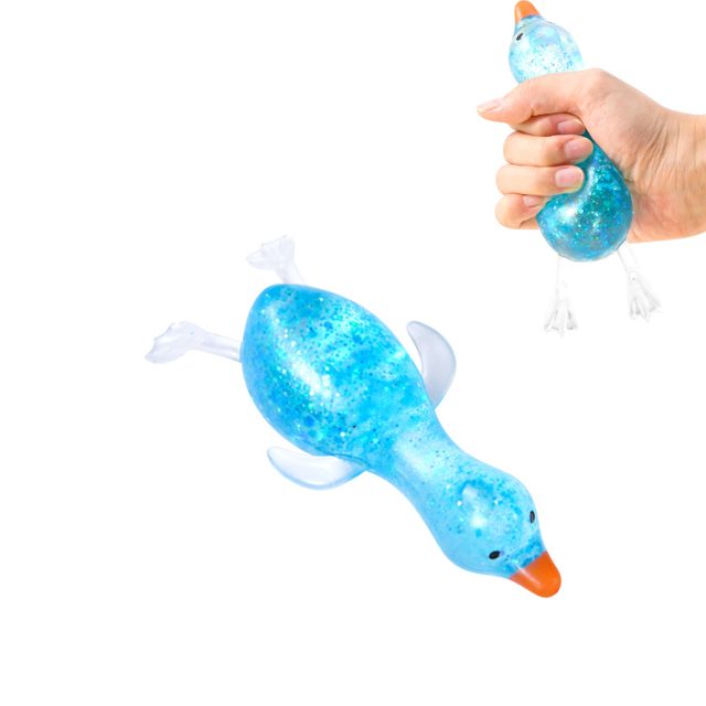 Glitter Water-Bead Goose Squeeze Toy โ photo 4