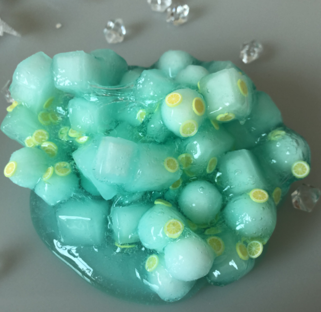 Icy Mint Lemon Ice-Cube Slime โ photo 2