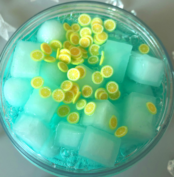 Icy Mint Lemon Ice-Cube Slime โ photo 5