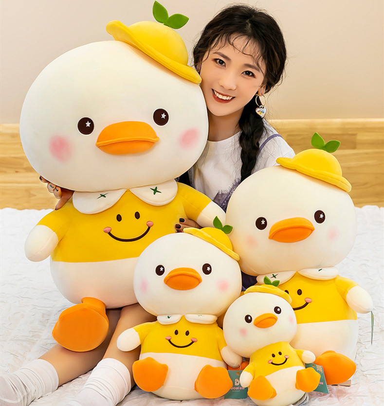Smiling Yellow Duck Plush