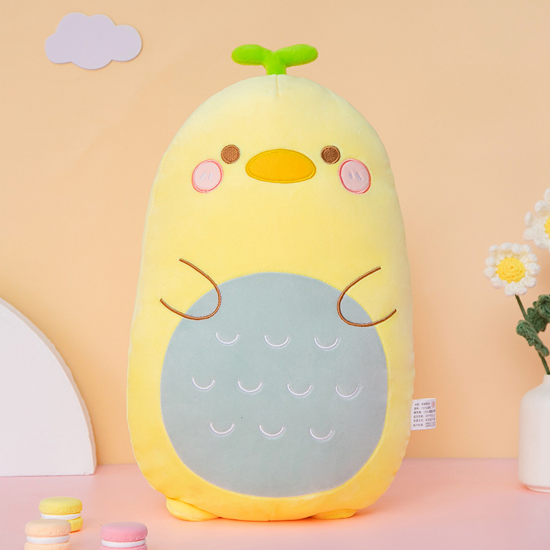 Soft Yellow Cat Pillow Plush — photo 3