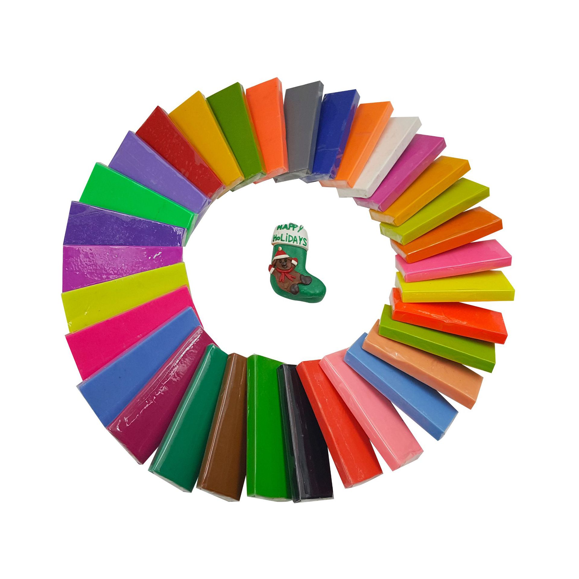 Soft Modeling Clay Set, 36 Colors With Storage Box โ photo 3