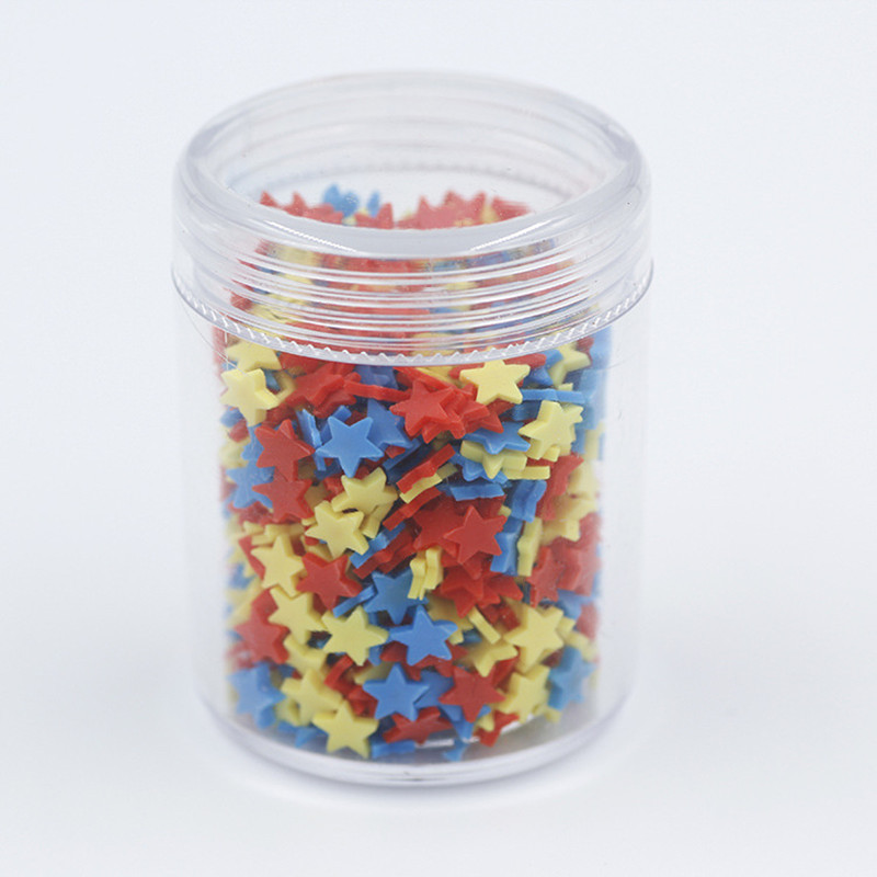 Polymer Clay Star Sprinkles Jar for Slime & Decoden โ photo 4
