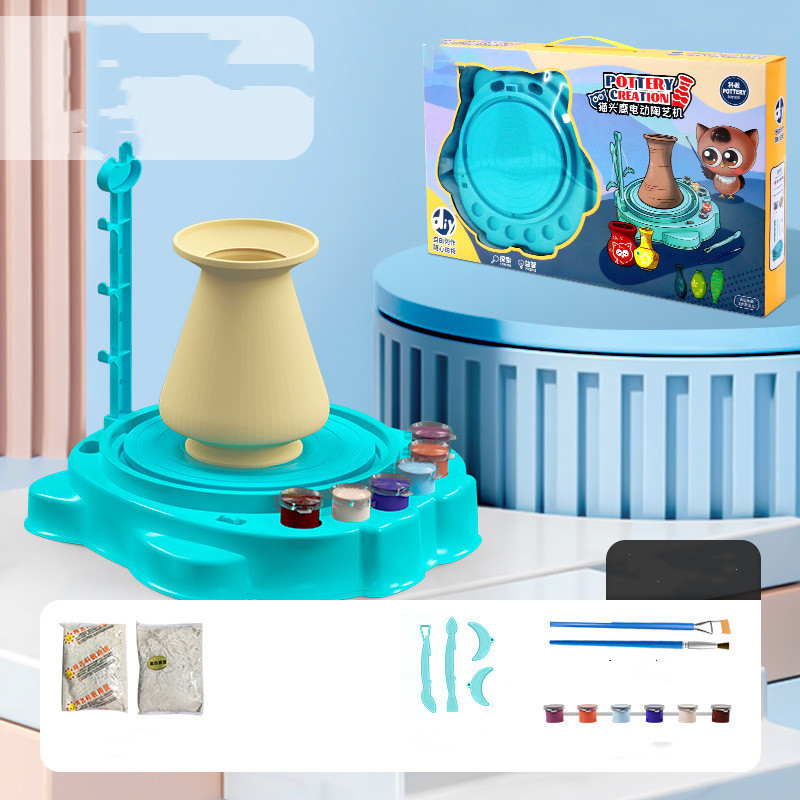 Kids Electric Pottery Wheel DIY Craft Kit
