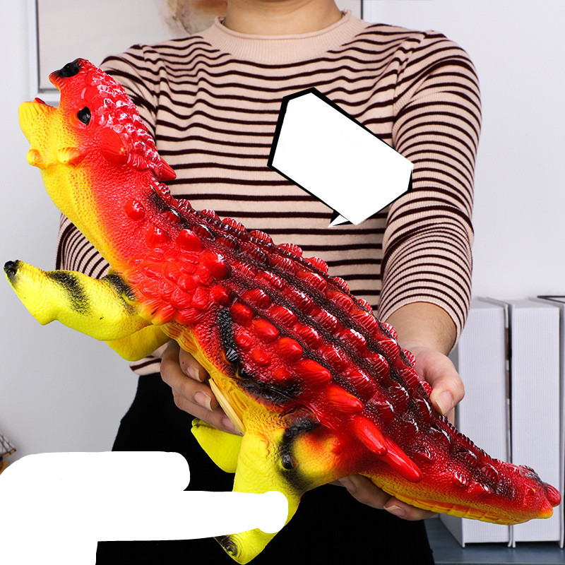 Large Soft Rubber Squeaky T-Rex Dinosaur โ photo 6