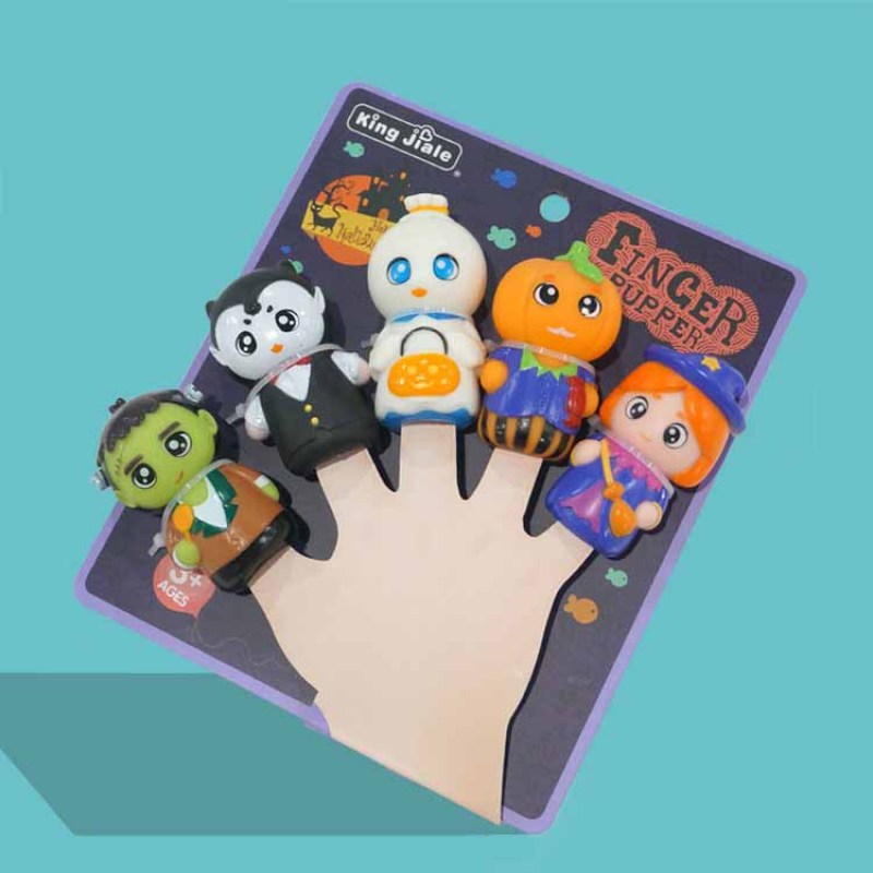 Halloween Finger Puppet Set (5 Characters)