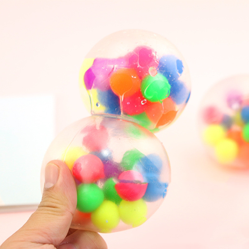 Rainbow Bead Water Squish Ball โ photo 2