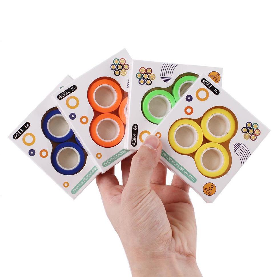 Magnetic Spinner Bracelet & Ring Fidget