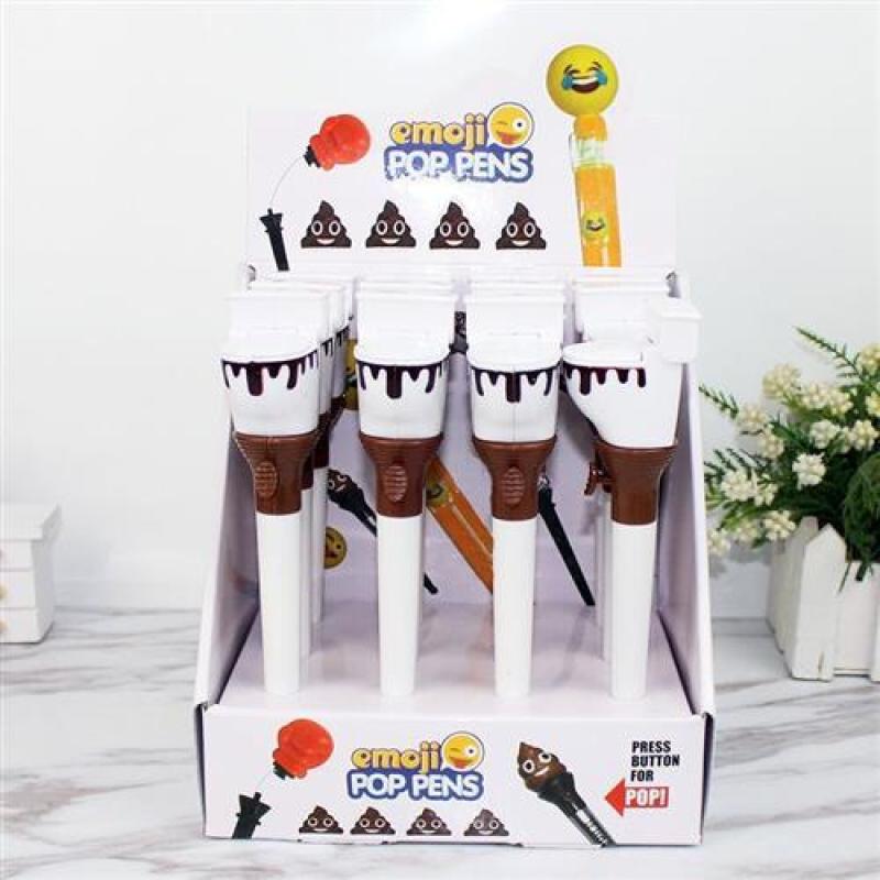 Poop Emoji Squishy Topper Pop Pens — photo 2