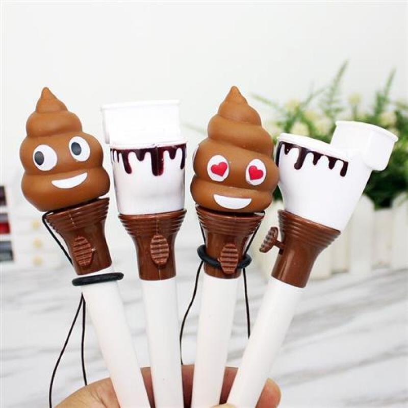 Poop Emoji Squishy Topper Pop Pens — photo 3
