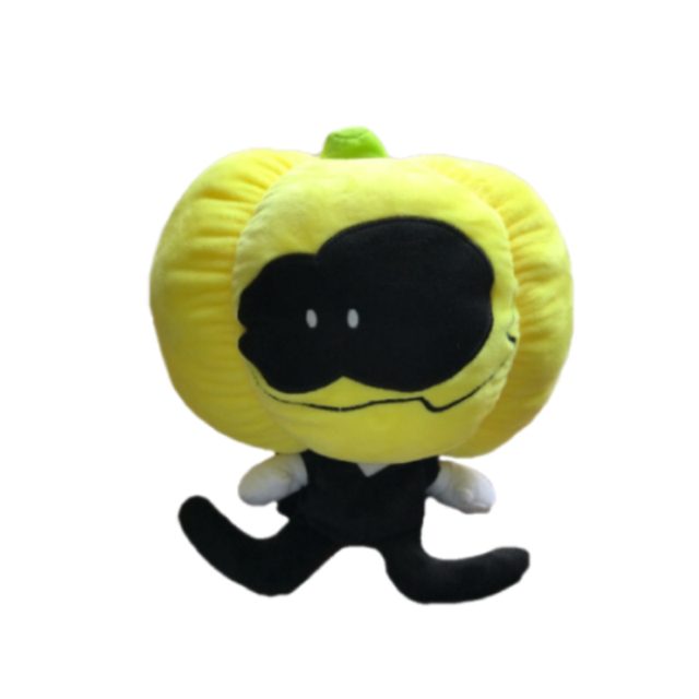 Yellow Pumpkin-Head Cartoon Character Plush โ photo 2