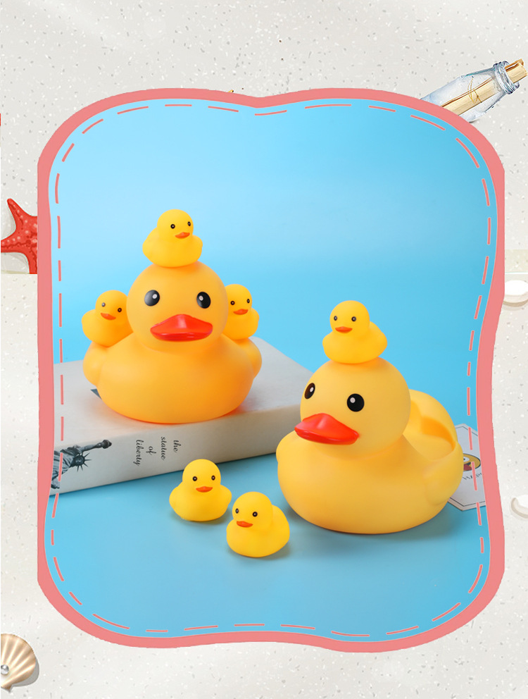 Mama Duck and Ducklings Bath Toy Set โ photo 4