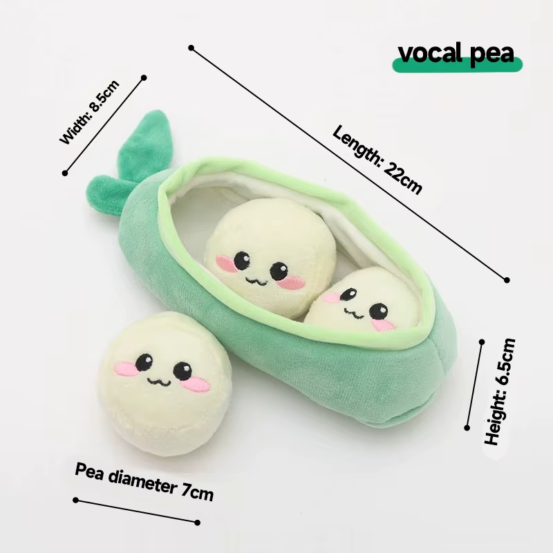 Squeaky Puppy Plush Dog Toy โ photo 2