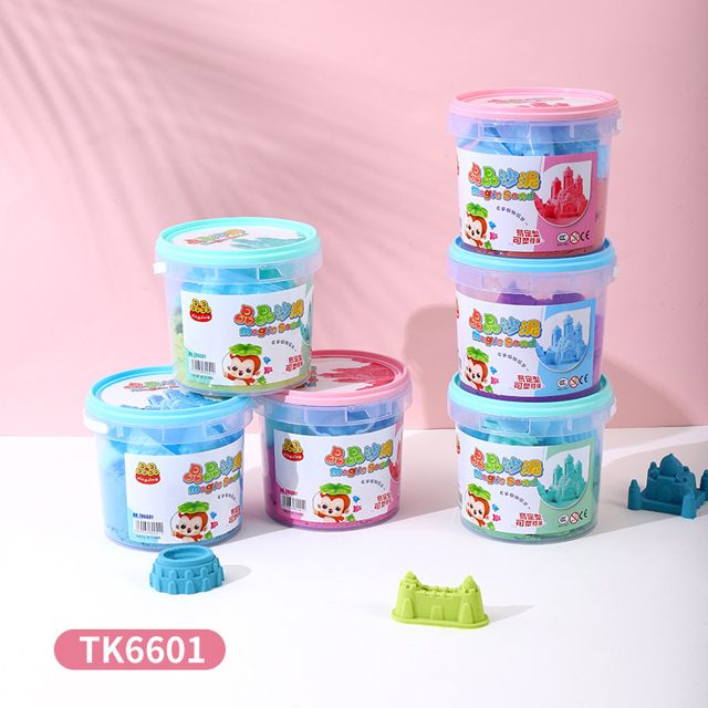 Magic Play Sand Tub With Castle Molds