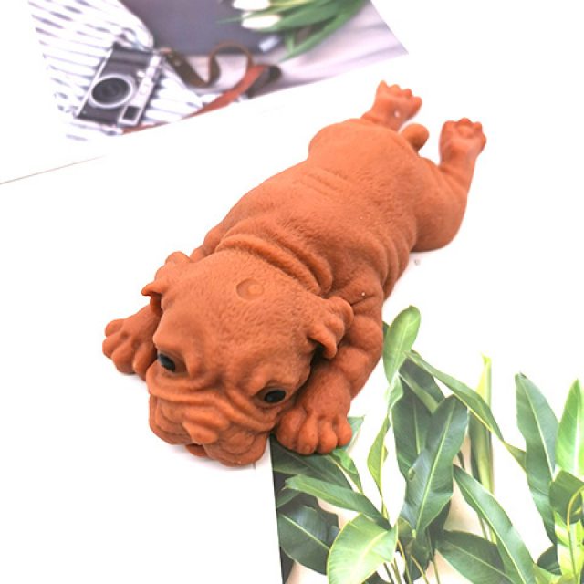 Pink Wrinkly Shar-Pei Puppy Squishy โ photo 2