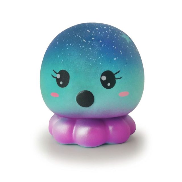 Galaxy Octopus Slow-Rise Squishy