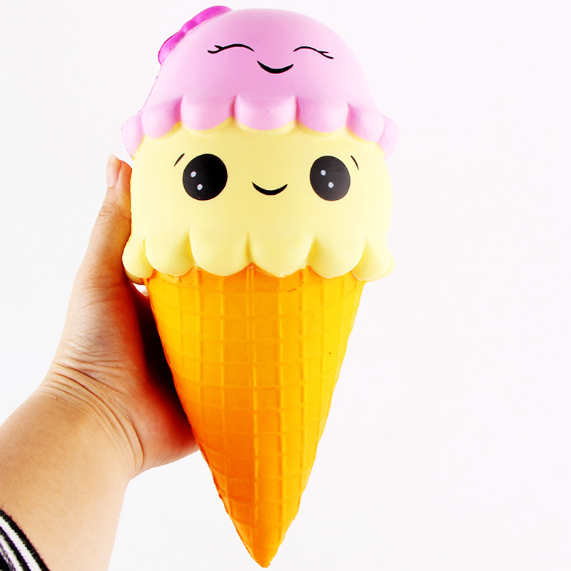 Smiley Ice Cream Cone Squishy (2-Pack) โ photo 5