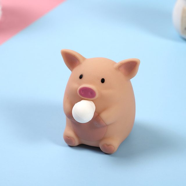 Bubble-Blowing Piggy Squeeze Toy โ photo 3