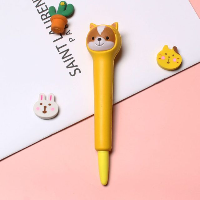 Squishy Shiba Pup Gel Pen