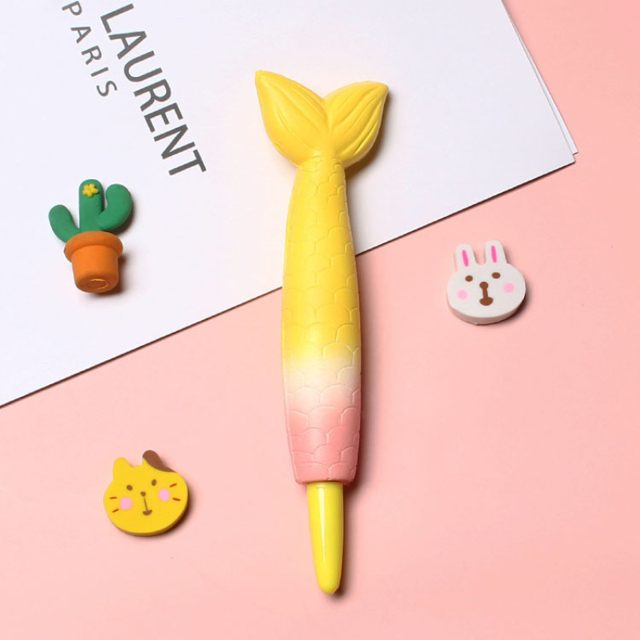 Squishy Mermaid Tail Gel Pen