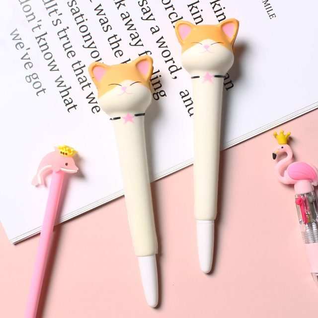 Squishy Sleepy Kitty Gel Pen