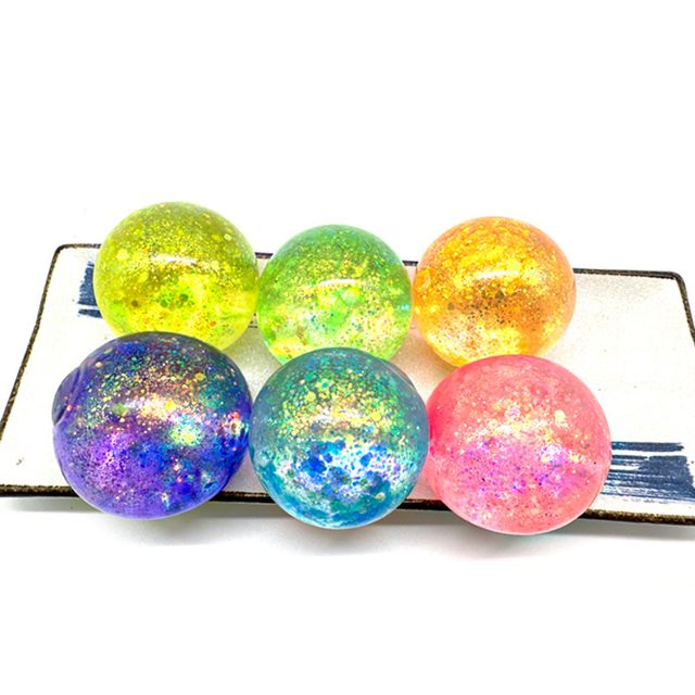 Aurora Glitter Squeeze Ball
