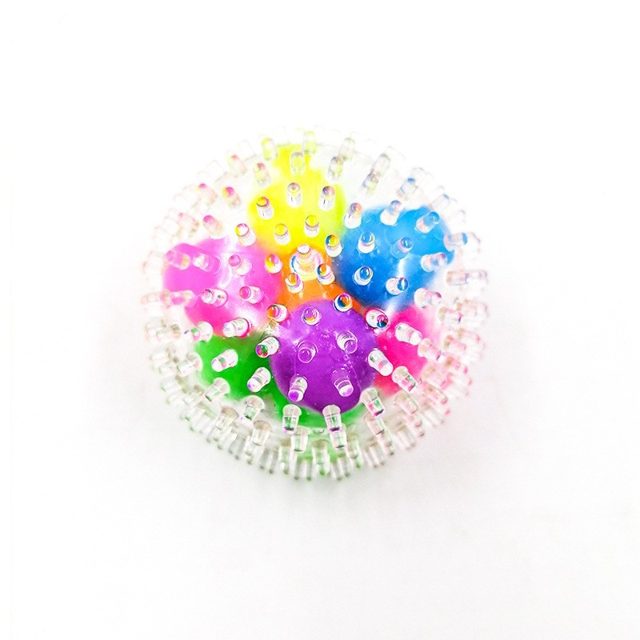Spiky Rainbow Bead Squeeze Ball