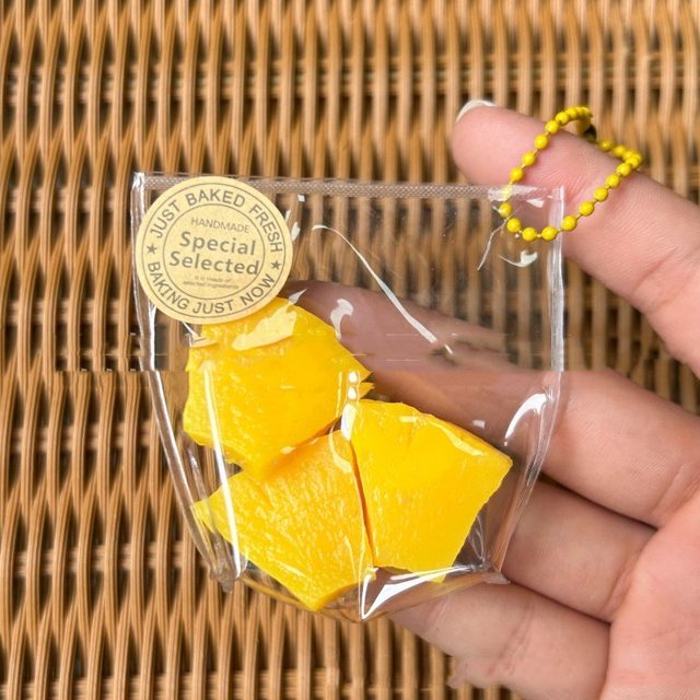 Mango Cubes Squishy Bag Charm