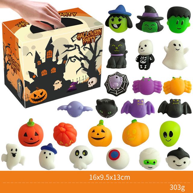 Halloween Mini Mochi Squishy Surprise Box (20+ Pieces)