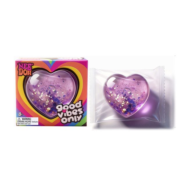 Glitter Heart Squish Ball (Peace) โ photo 2