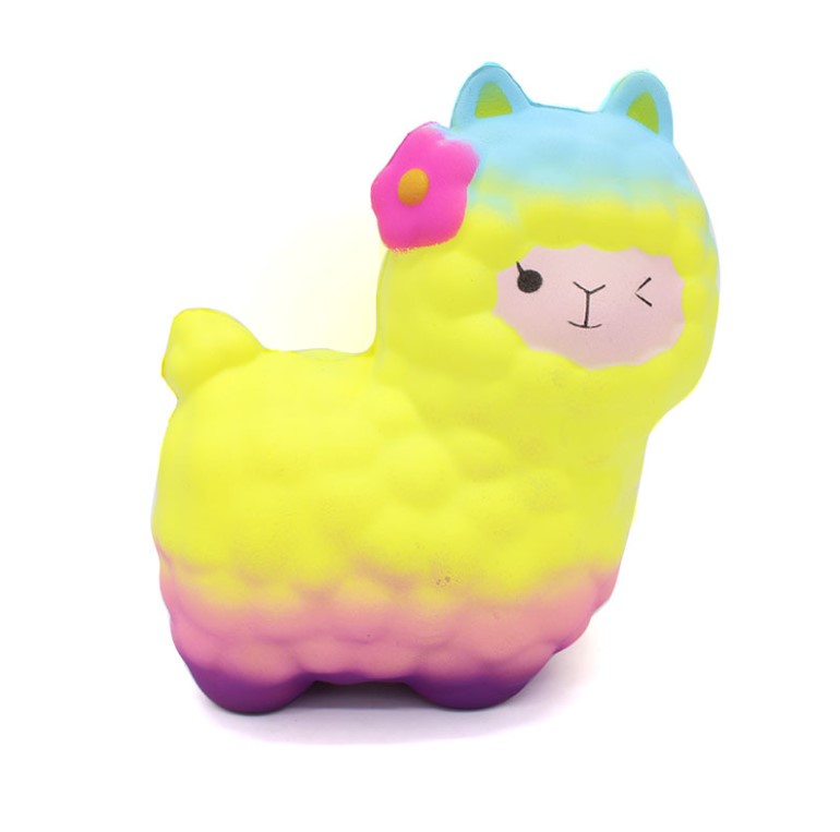 Rainbow Alpaca Slow-Rise Squishy โ photo 5