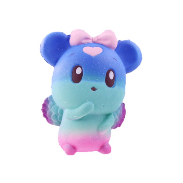 Galaxy Bow Bear Slow-Rise Squishy