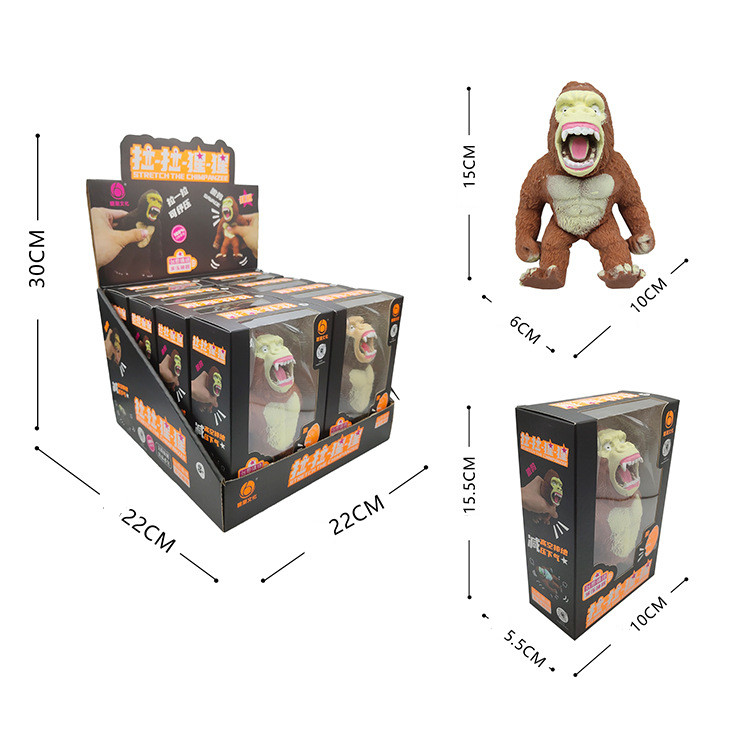Stretchy Roaring Gorilla Squeeze Toy โ photo 3