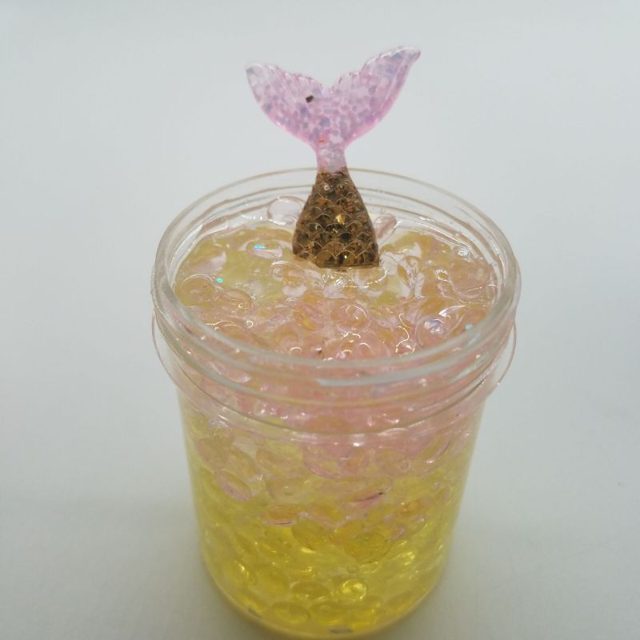 Mermaid Tail Fishbowl Bead Slime Tub โ photo 3