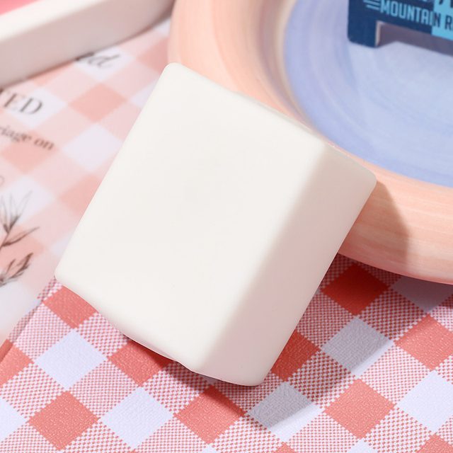Milky White Tofu Block Squishy