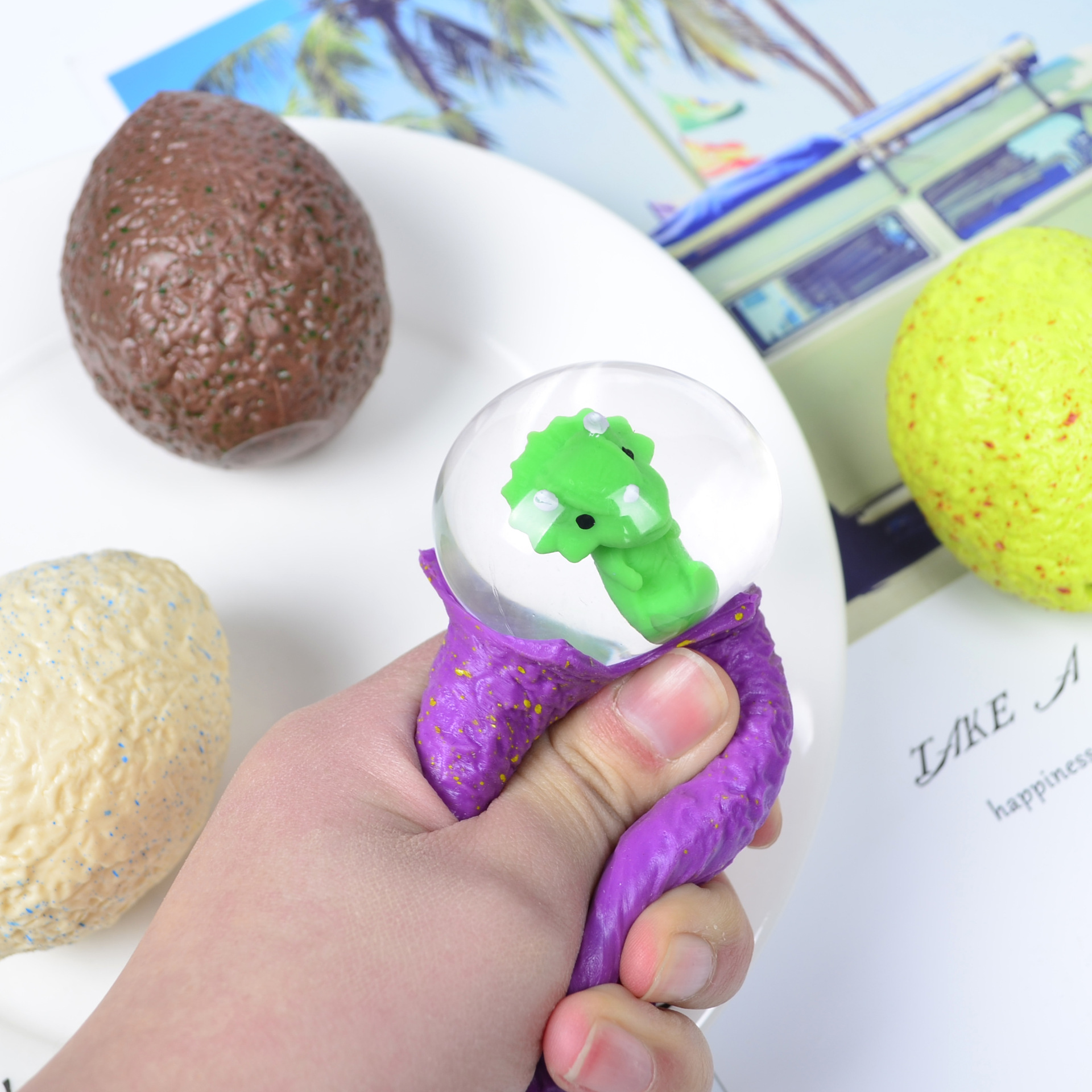 Dinosaur Egg Water Squeeze Ball โ photo 3