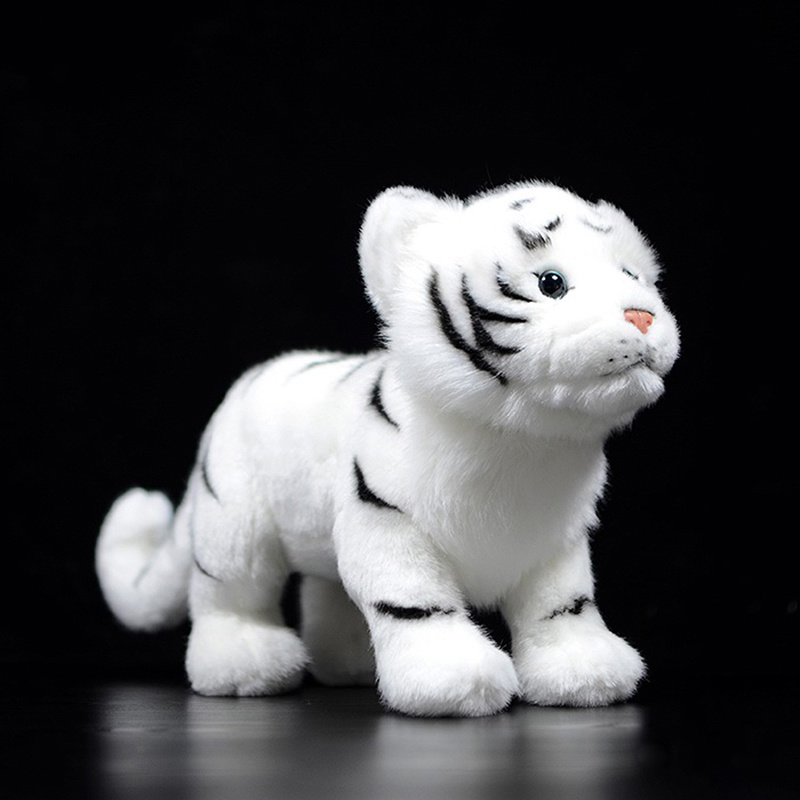 Standing White Tiger Plush