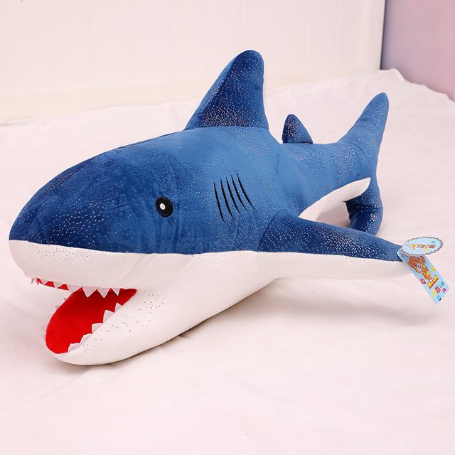 Realistic Blue Shark Plush (55 cm) โ photo 4