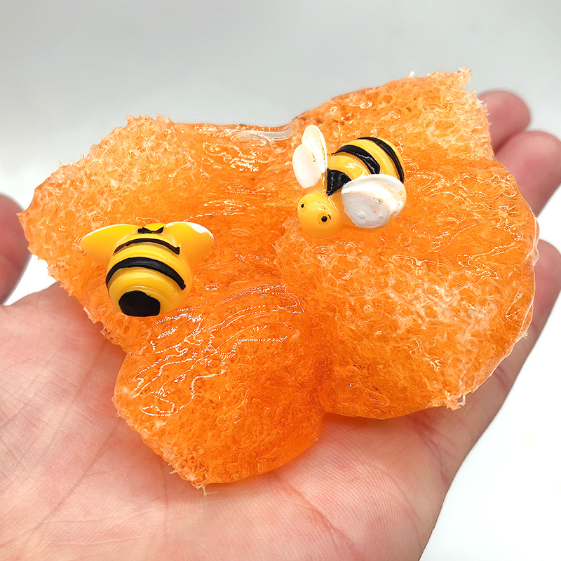 Buzzy Bee Crunchy Clear Slime